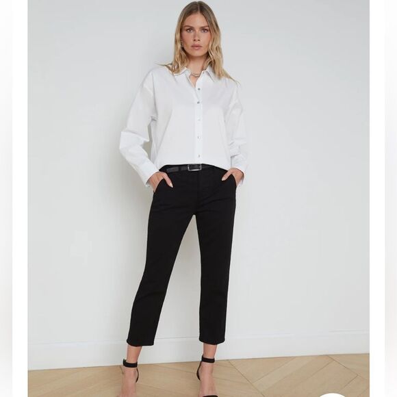 NWT L'AGENCE Harlow Cropped Trouser - Picture 1 of 4